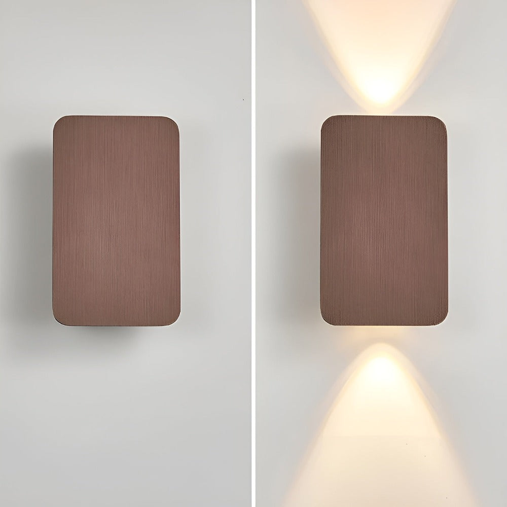 Mini Rektangulär LED-Vägglampa - Minimalistisk Vägglampa - Infälld Vägglampa