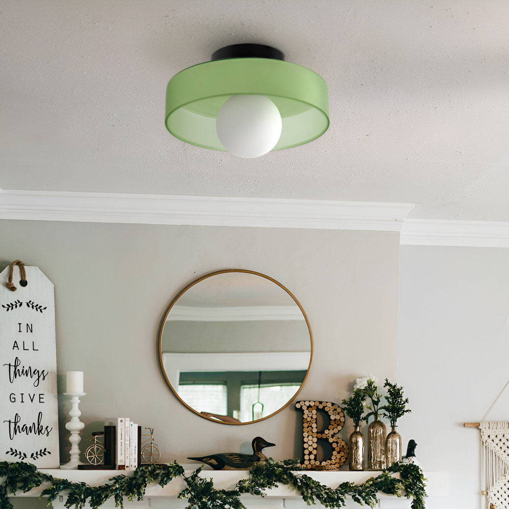 Samtida Rund LED Taklampa – Elegant belysningslösning
