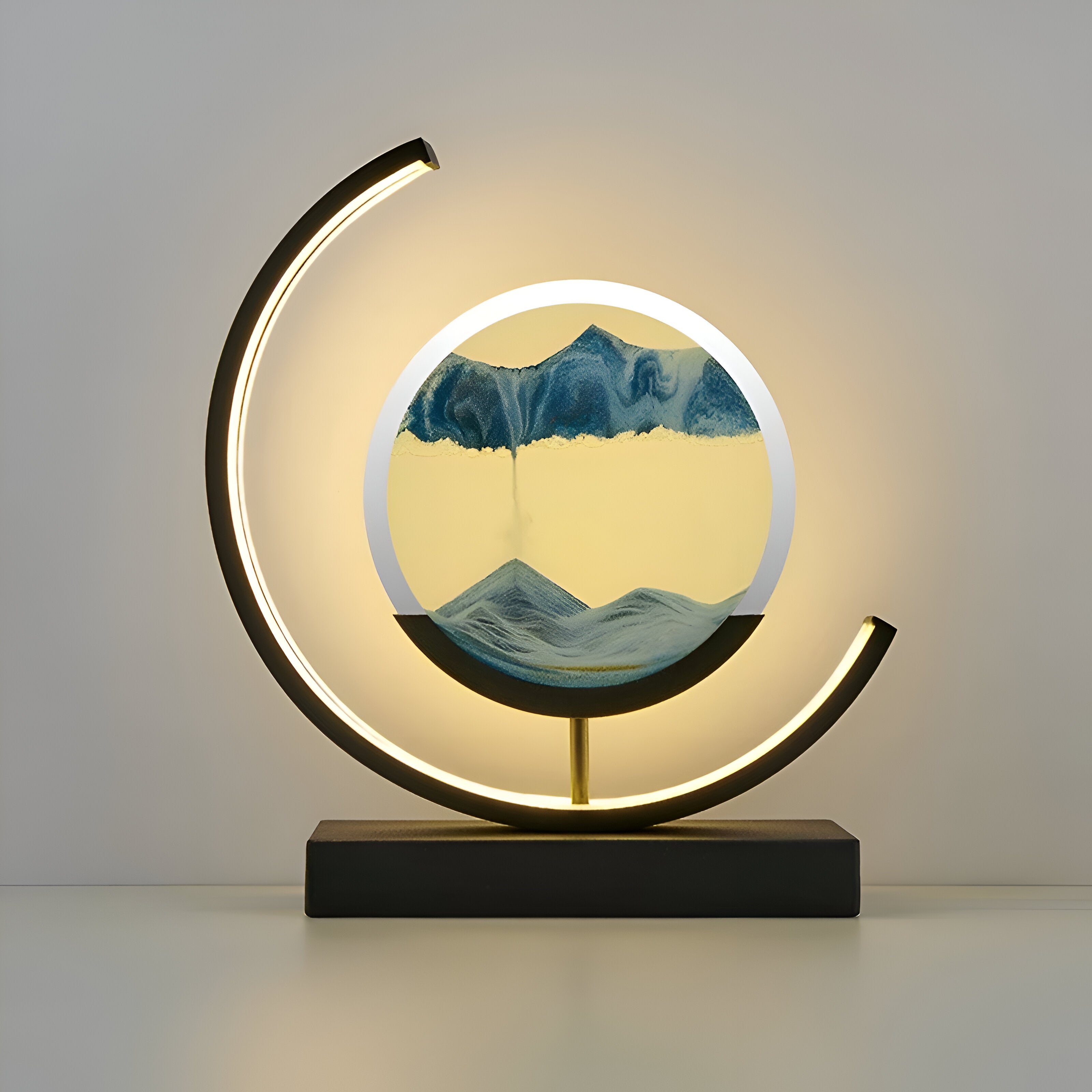Sand Glow – sandlampa med app och fjärrkontroll – dimbar med 3 ljusfärger
