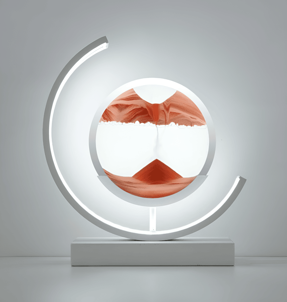 Sandscape- Flödande Sand LED-lampa 3D Kvicksand Nattlampa