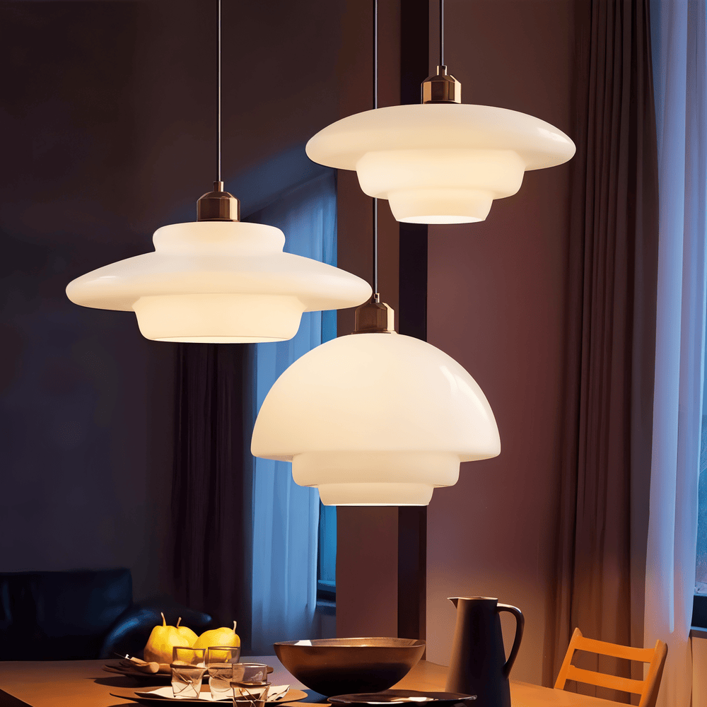 Scandinavian Dream - Nordisk Taklampa av Frostat Glas med Lager på Lager