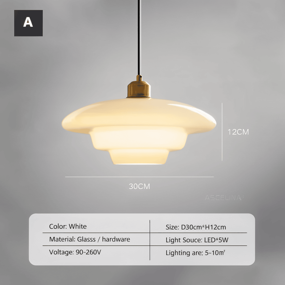 Scandinavian Dream - Nordisk Taklampa av Frostat Glas med Lager på Lager