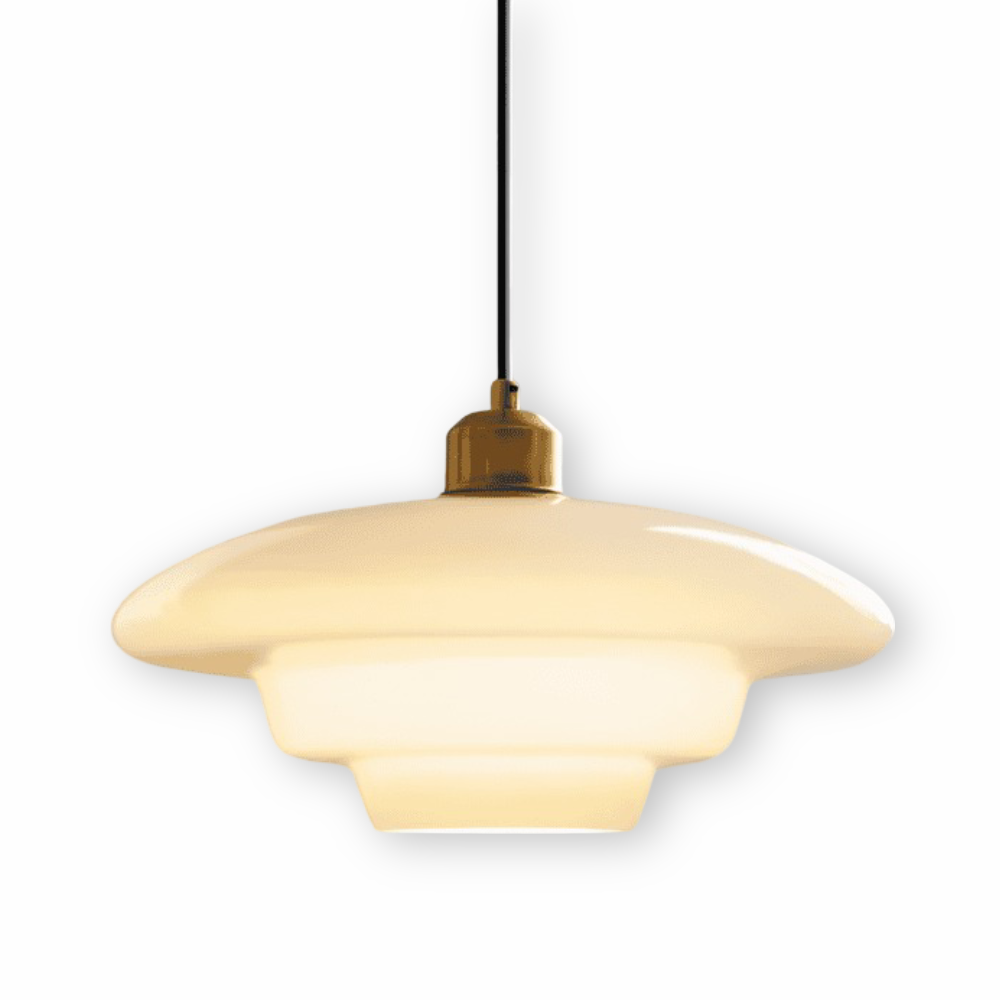 Scandinavian Dream - Nordisk Taklampa av Frostat Glas med Lager på Lager