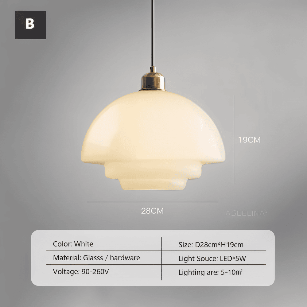 Scandinavian Dream - Nordisk Taklampa av Frostat Glas med Lager på Lager
