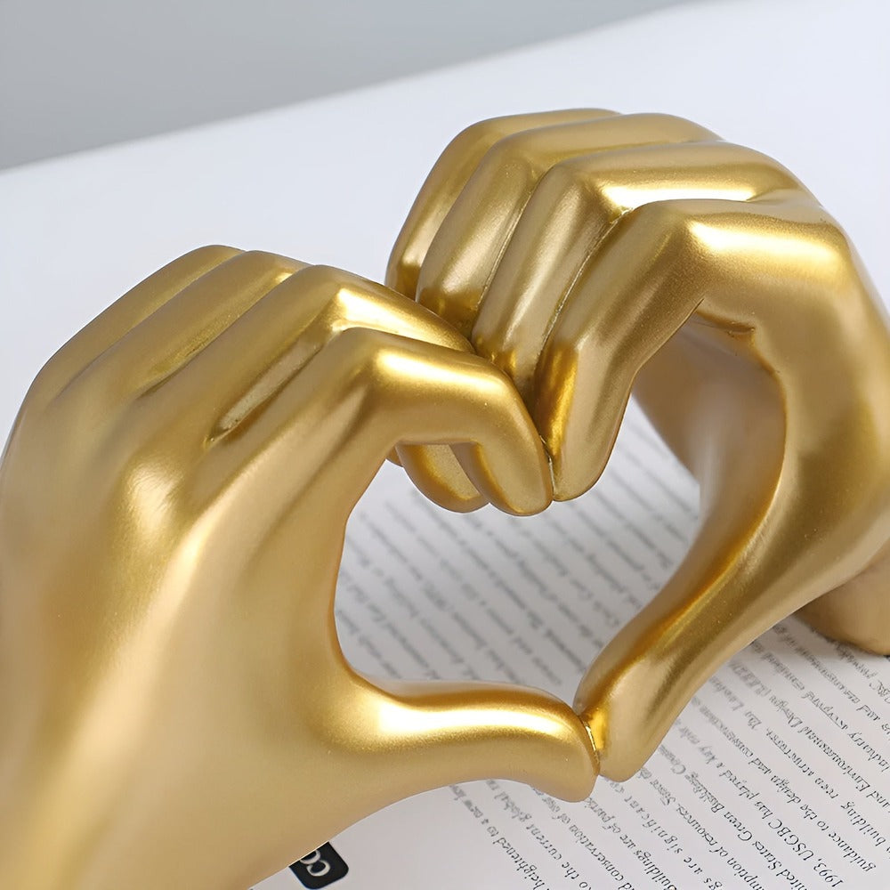 Sculpted Love - Modern Handhållen Kärleksfigur för Tidlös Romantik