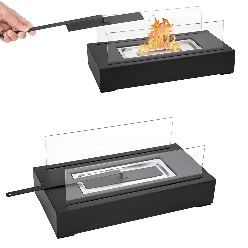 SereniFire Bordsspis -Rektangulär Bordsspis för Bioetanol -Spis