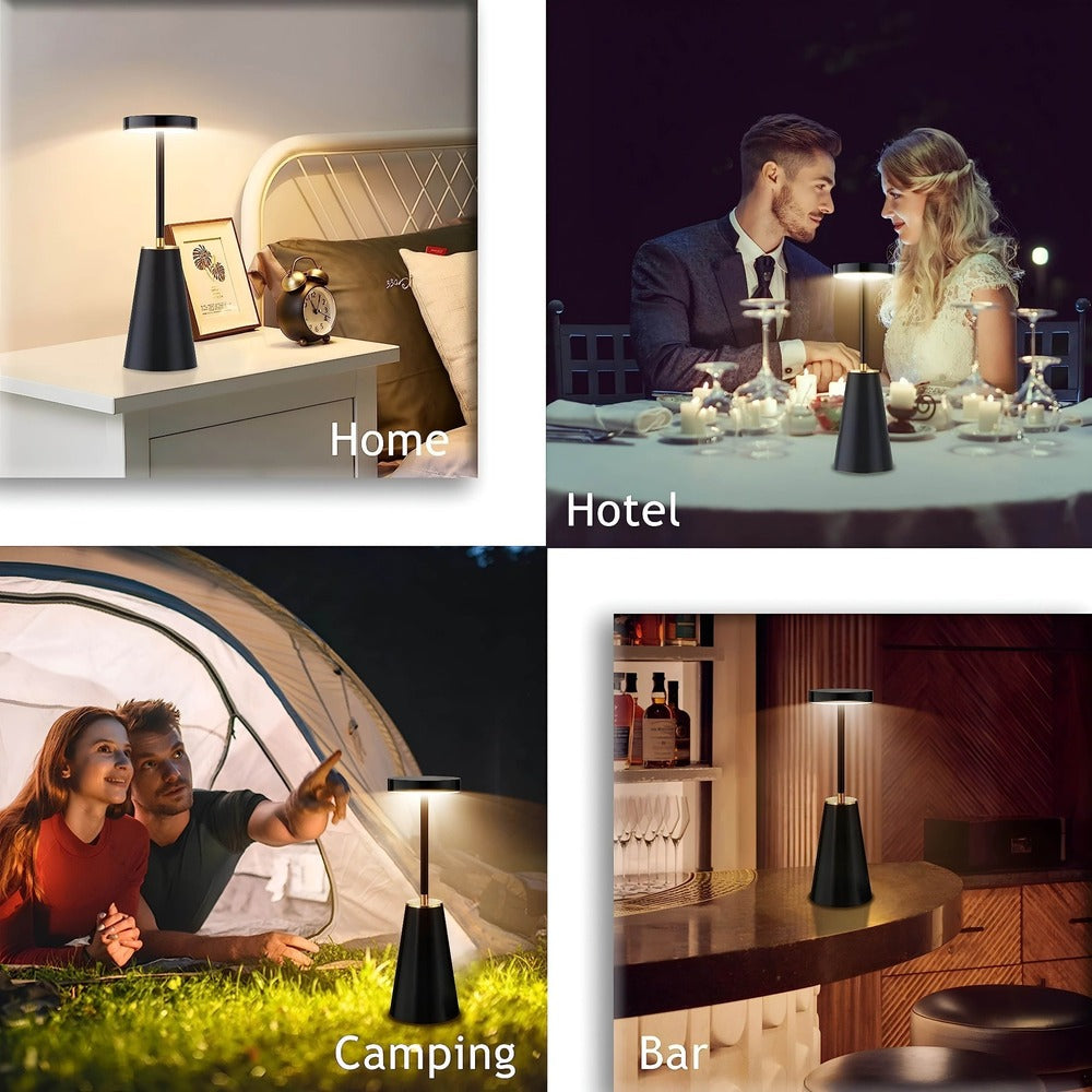 Sleek Lamp - Sladdlös Lyxig Bordslampa för en Modern Atmosfär