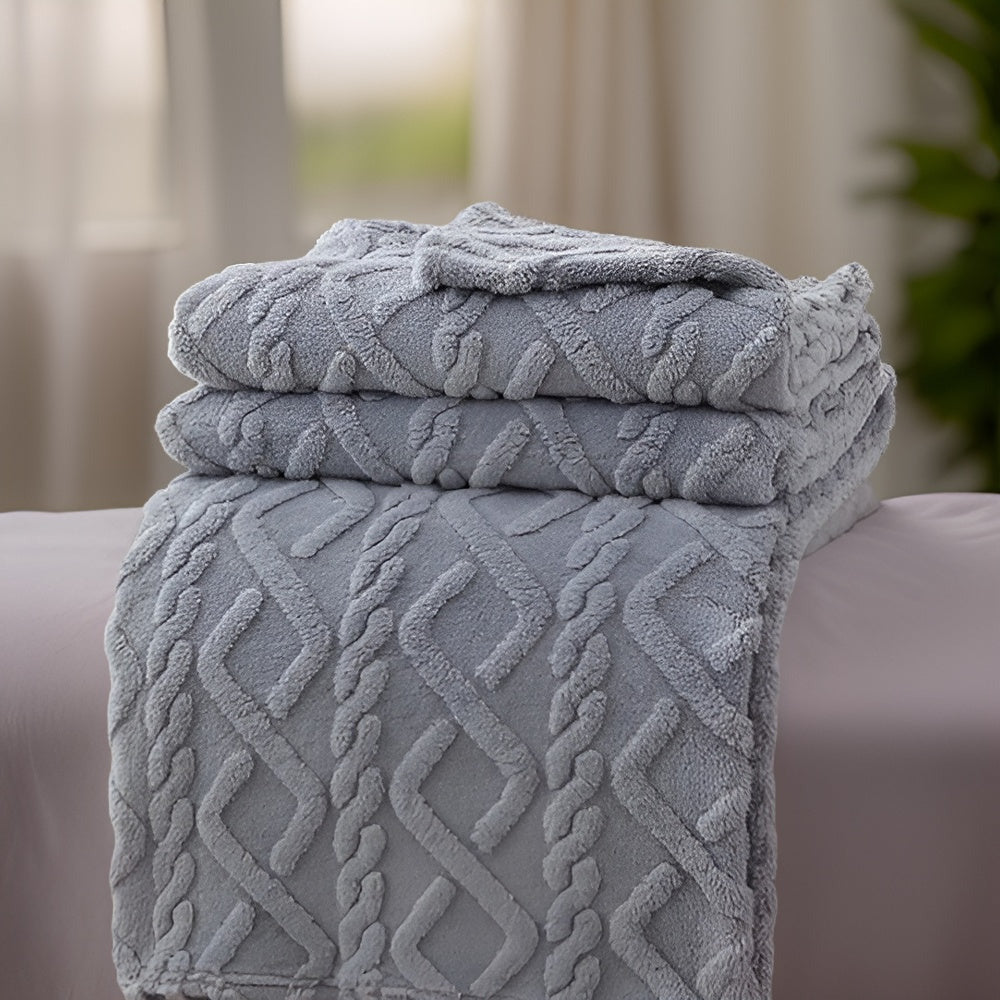 Snug Blanket - Ultimat Värme Dubbelsidigt Fleecetäcke