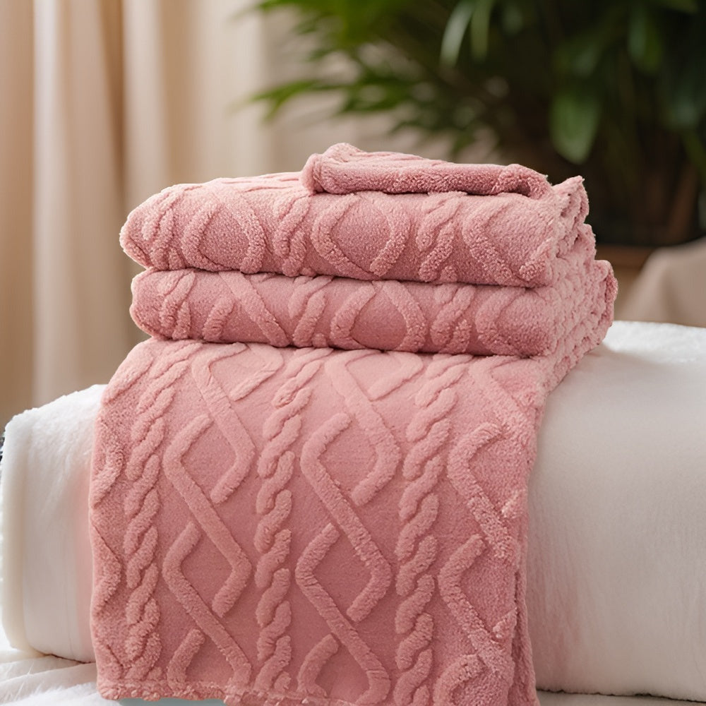 Snug Blanket - Ultimat Värme Dubbelsidigt Fleecetäcke