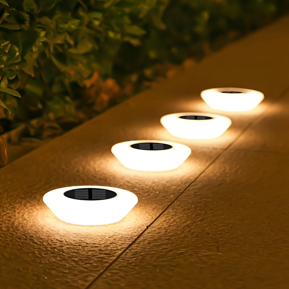 Solaris - Snygg modern LED-solcellslampa för Utomhusbruk
