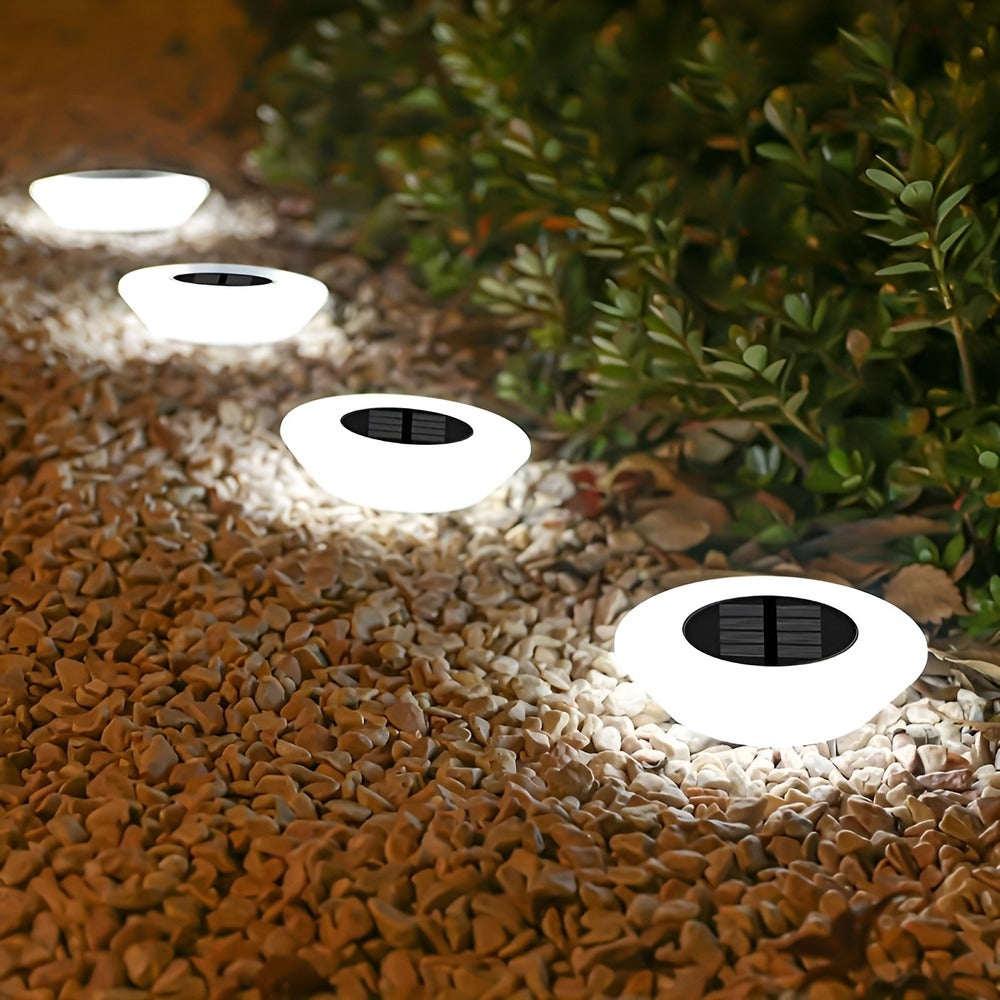 Solaris - Snygg modern LED-solcellslampa för Utomhusbruk