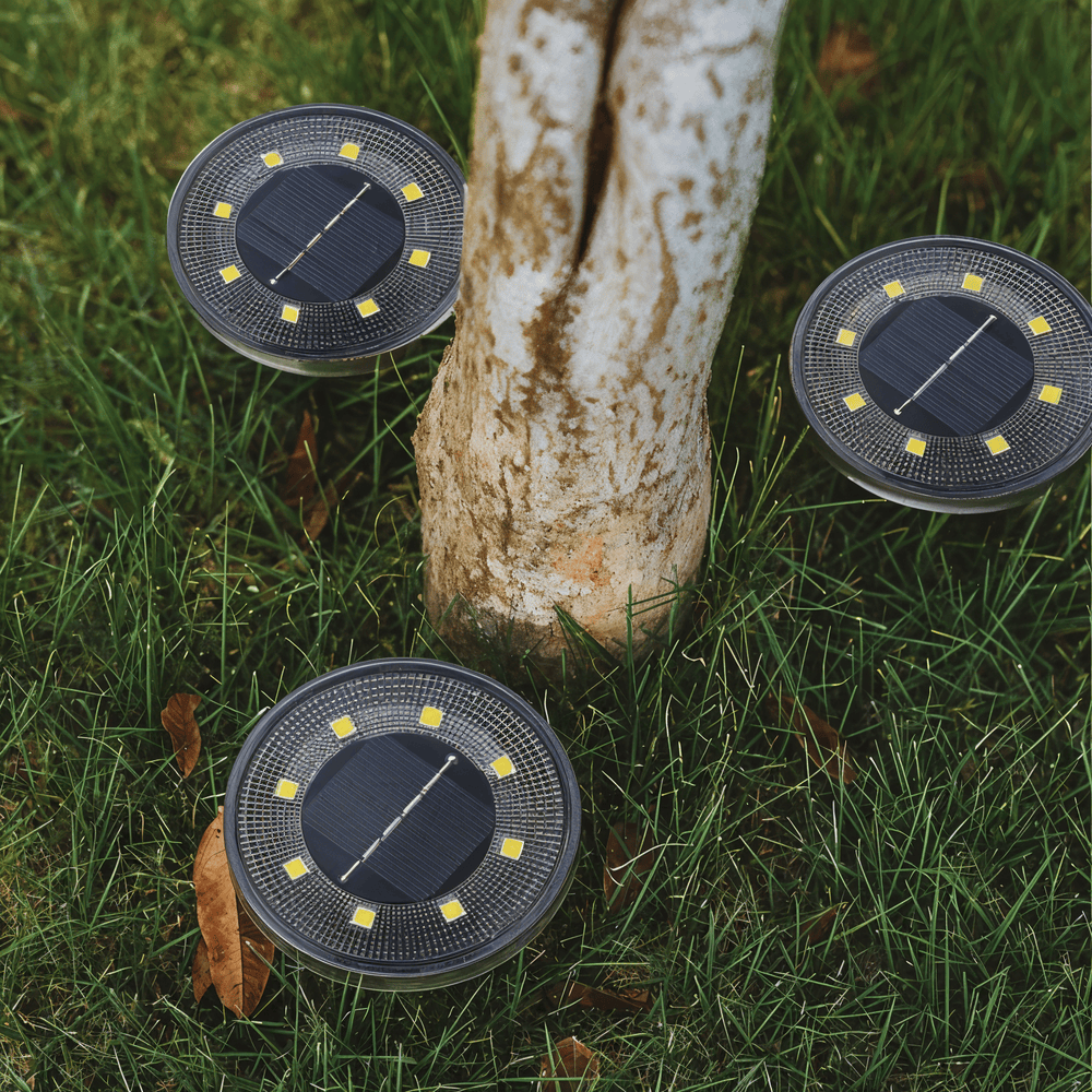 SunSparkle Solcellslampor - 2-pack LED-Solcellsbelysning för Utomhusbruk