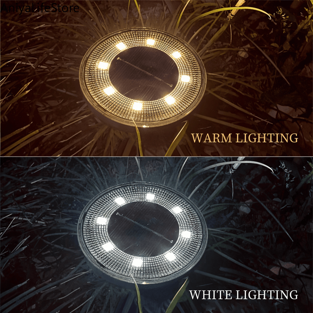 SunSparkle Solcellslampor - 2-pack LED-Solcellsbelysning för Utomhusbruk