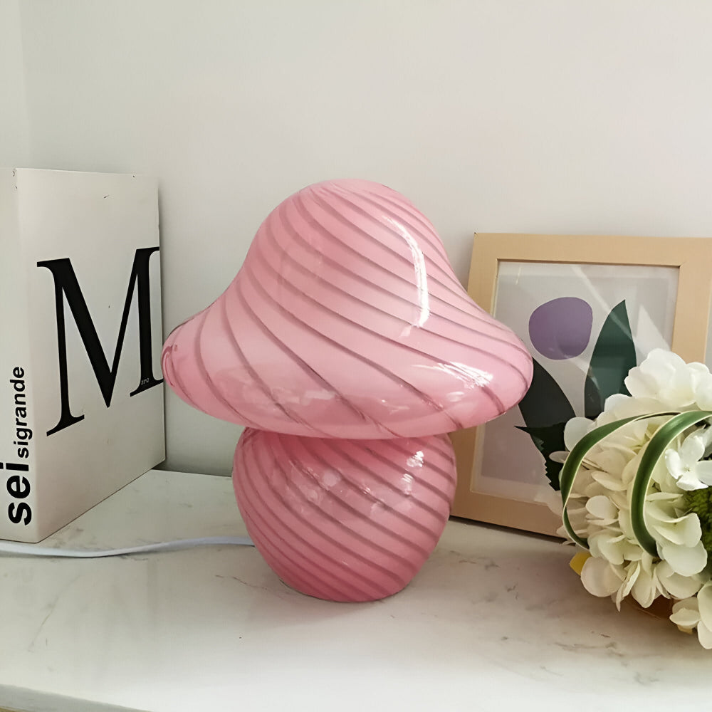 Elegant, Svampinspirerad Bordslampa för Mysig Heminredning