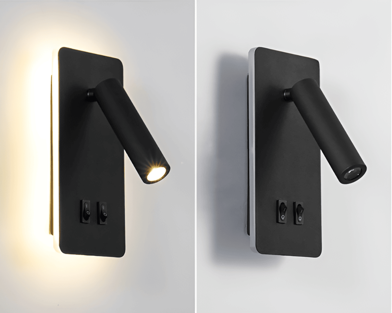 Minimalistisk Cylinder-Vägglampa - Roterande Vägglampa av Järn