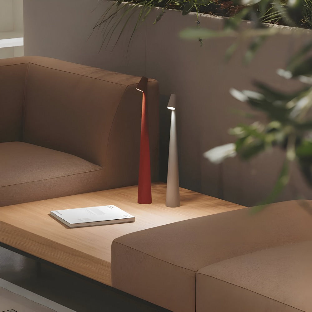Trådlös LED-bordslampa 35/45 cm – dimbar, modern design, många färger