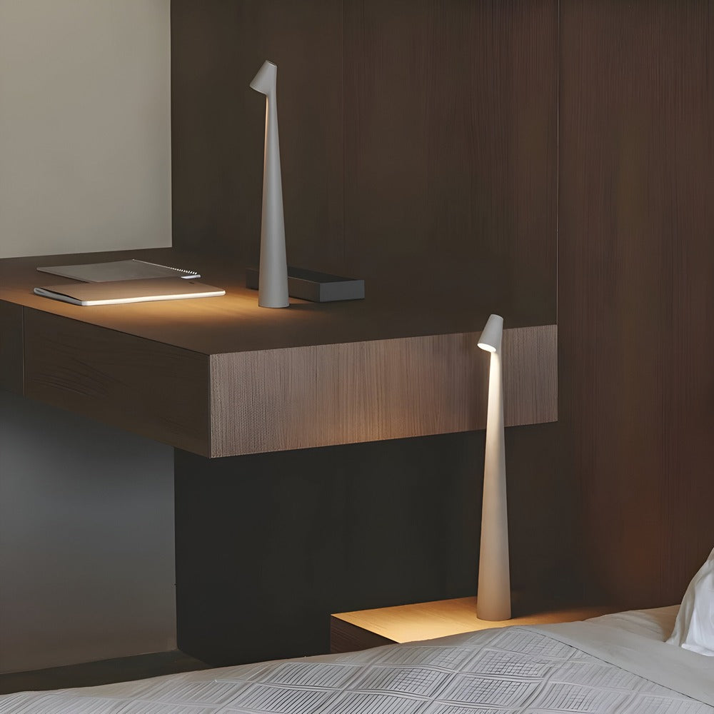 Trådlös LED-bordslampa 35/45 cm – dimbar, modern design, många färger