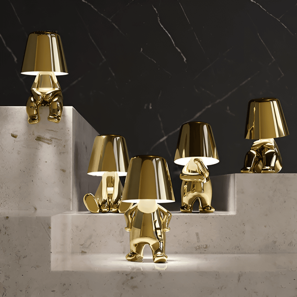 The Philosopher - Elegant LED-lampa, USB-driven, Trådlöst Dimbar