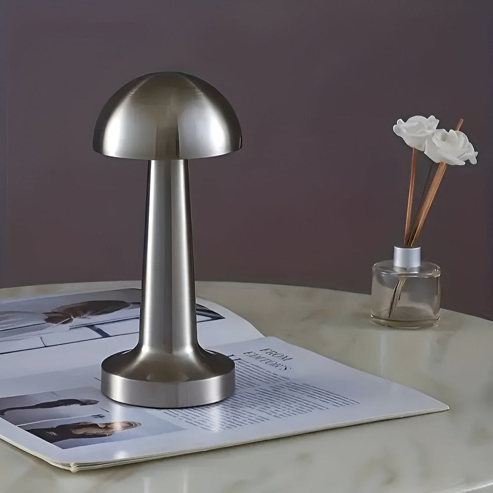 TopTouch Bordslampa - Sladdlös LED-lampa med Retrosvamp