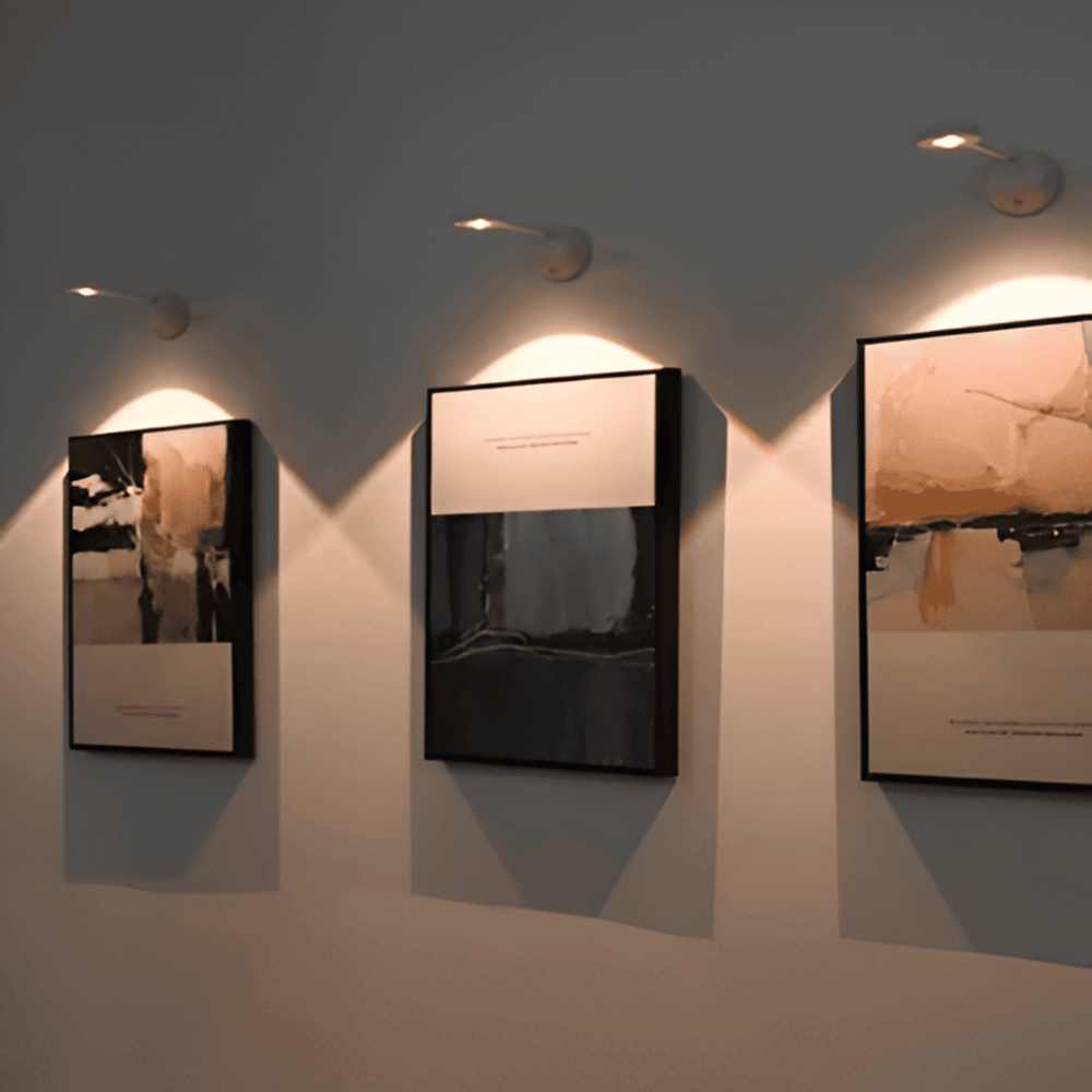 Rörelsestyrd Trådlös LED Spotlampa - Vägglampa för Inomhus- och Utomhusbruk