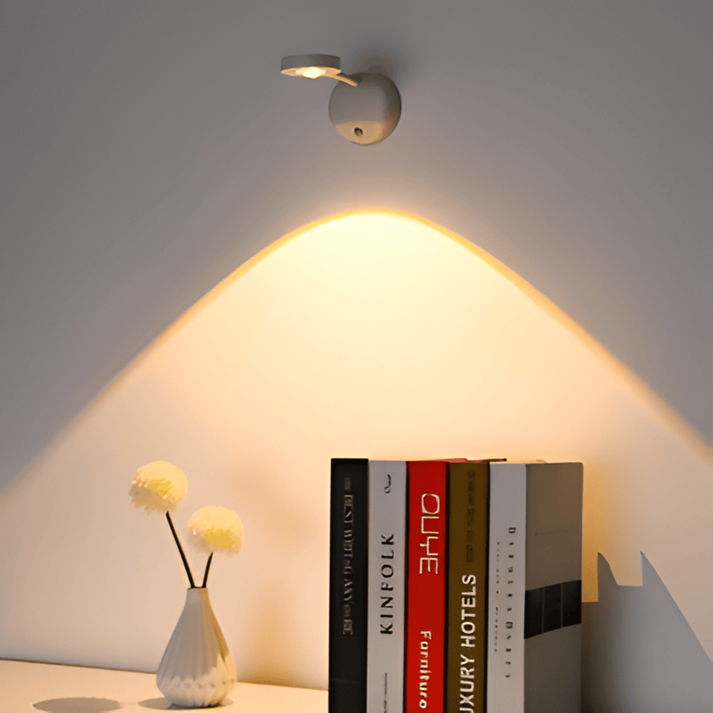 Rörelsestyrd Trådlös LED Spotlampa - Vägglampa för Inomhus- och Utomhusbruk