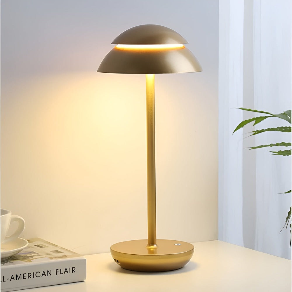 UmbraGlow - Slim Sladdlös Bordslampa med LED-Skärm