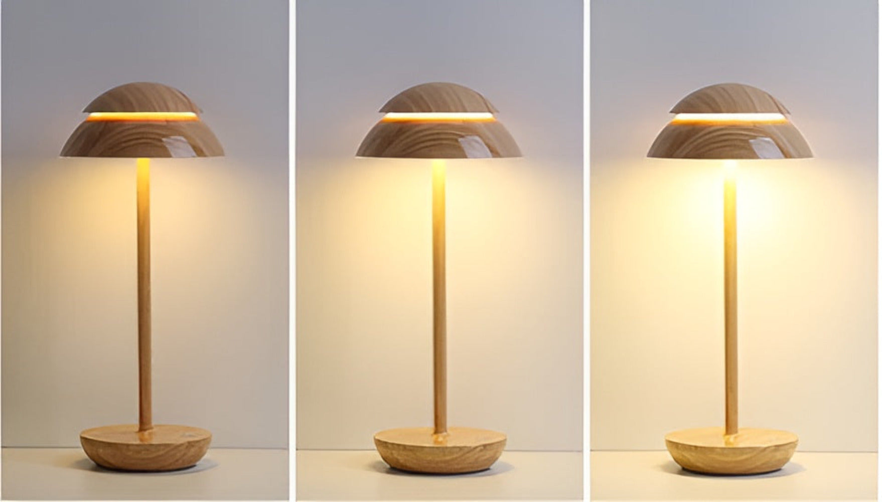 UmbraGlow - Slim Sladdlös Bordslampa med LED-Skärm