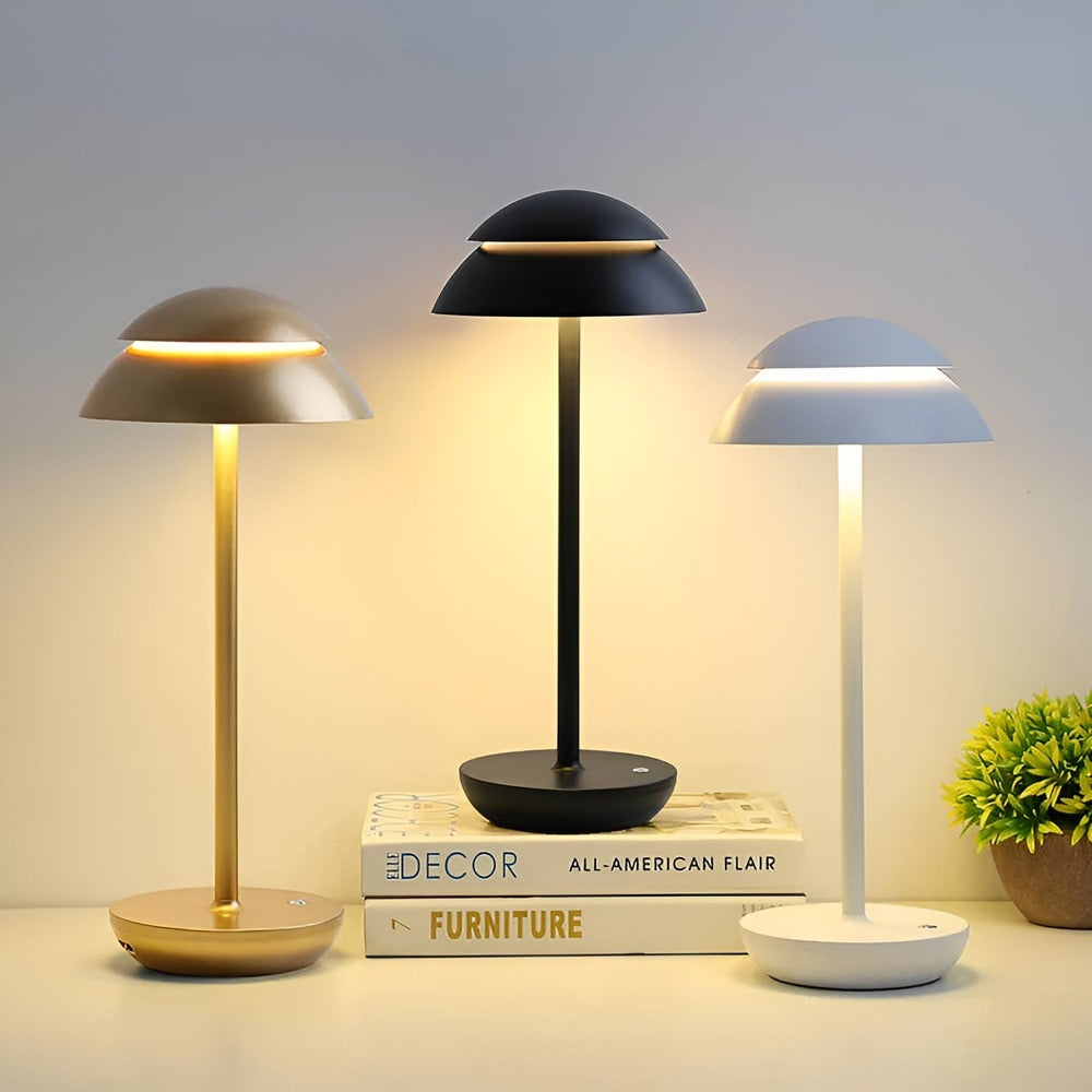UmbraGlow - Slim Sladdlös Bordslampa med LED-Skärm