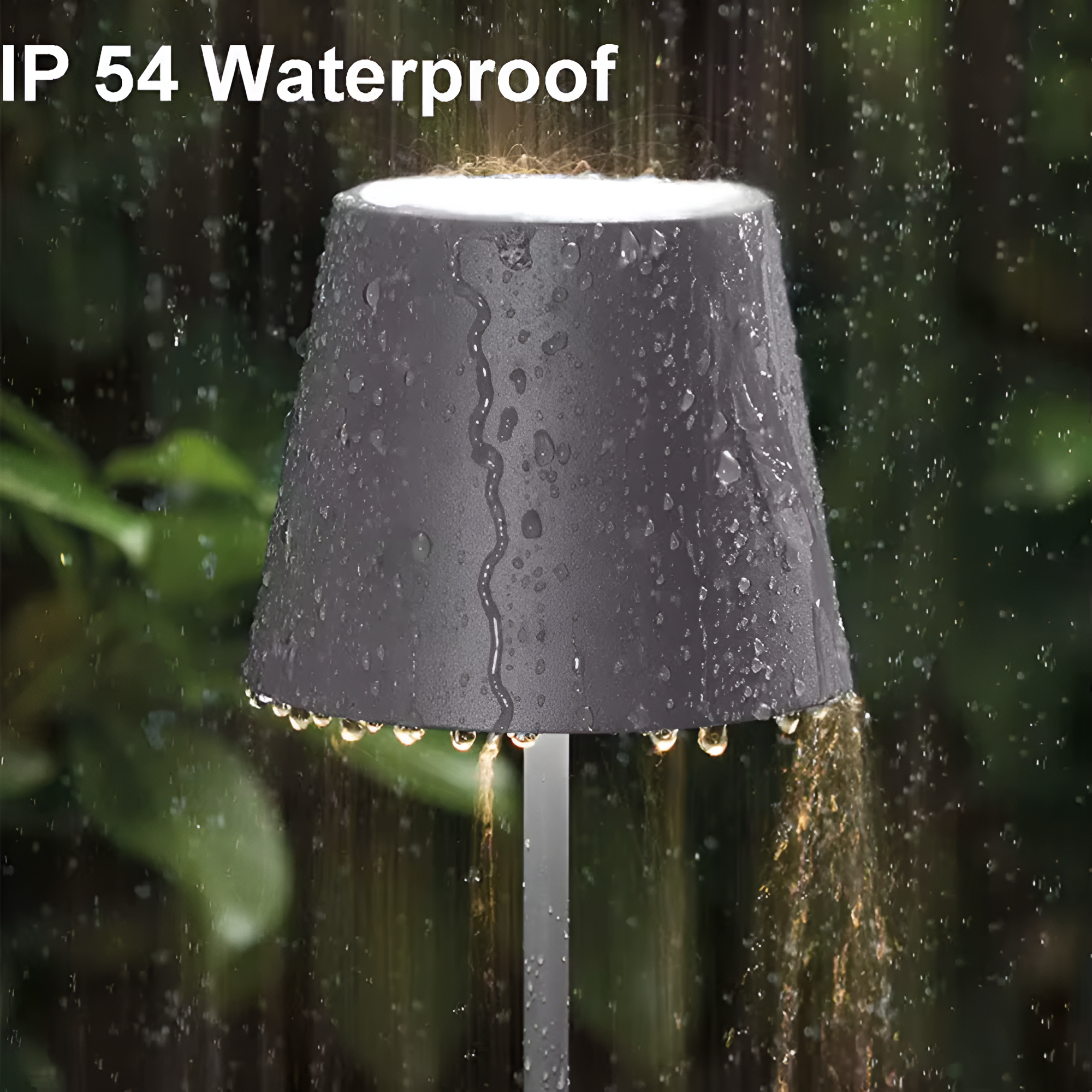 Vintage Dimbar Sladdlös LED-Bordslampa med Vattentät Design