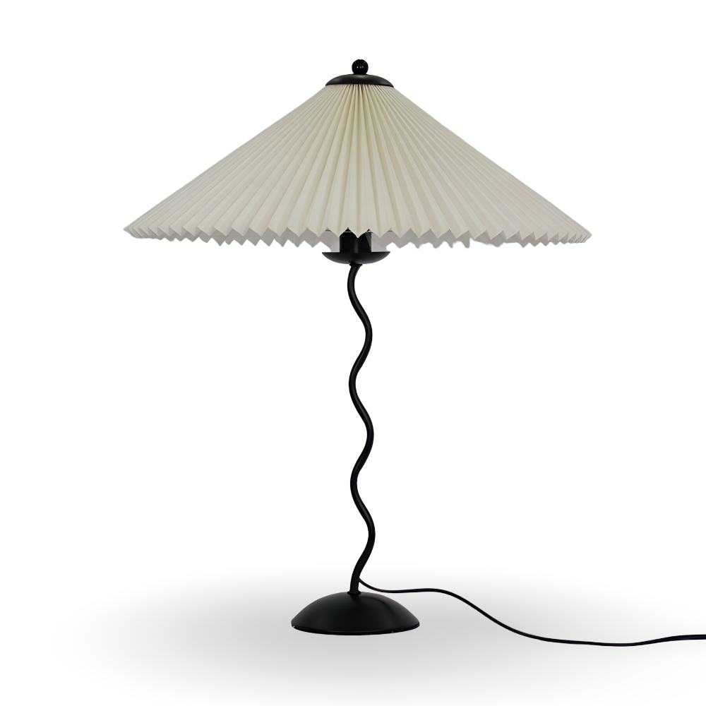Ori Squiggle Lampa - Fälld Bordslampa - Origami LED Bordslampa