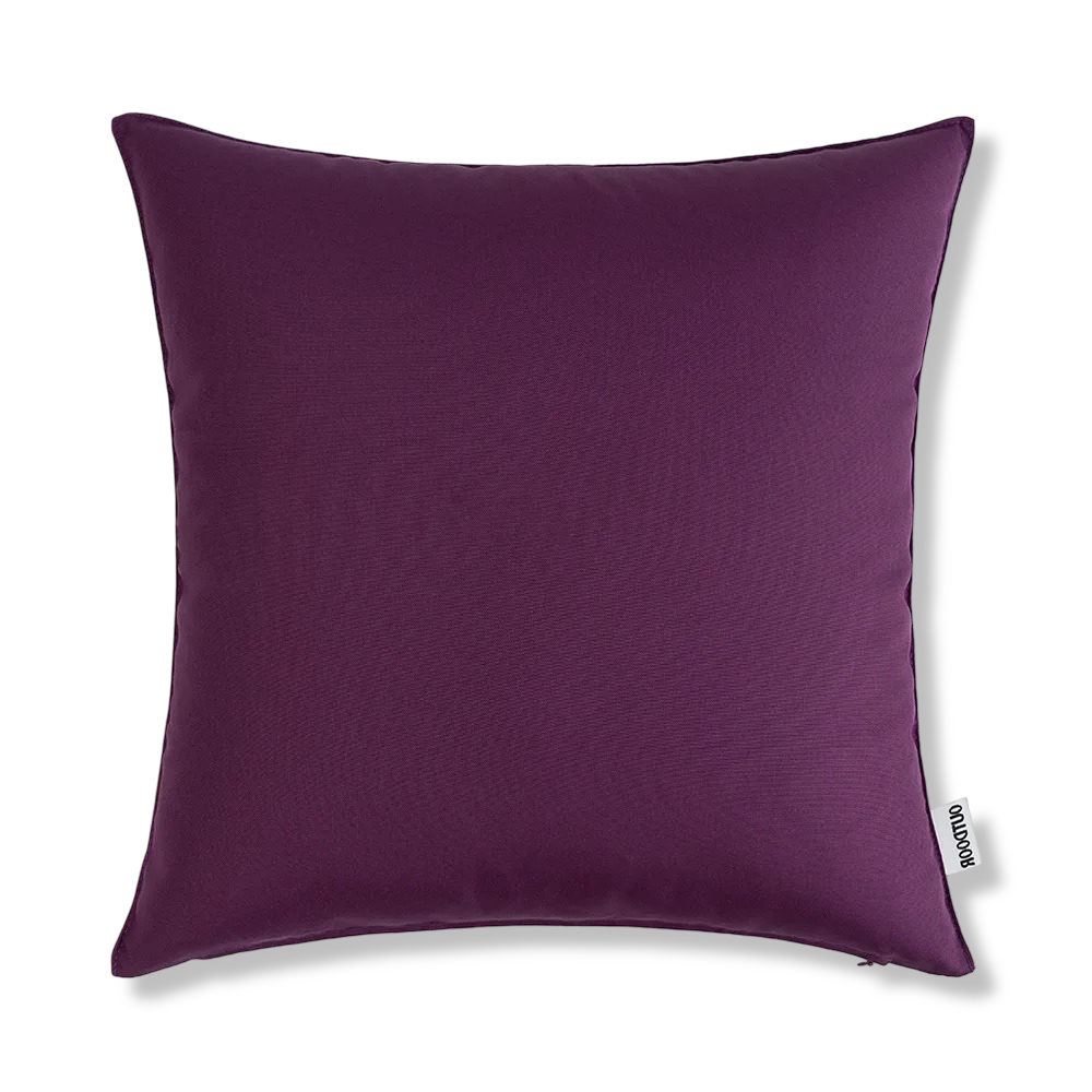 Utomhus Kuddöverdrag 45x45 cm Väderbeständigt – Rustikt linne-look kudde för trädgård & terrass – Vattenavvisande