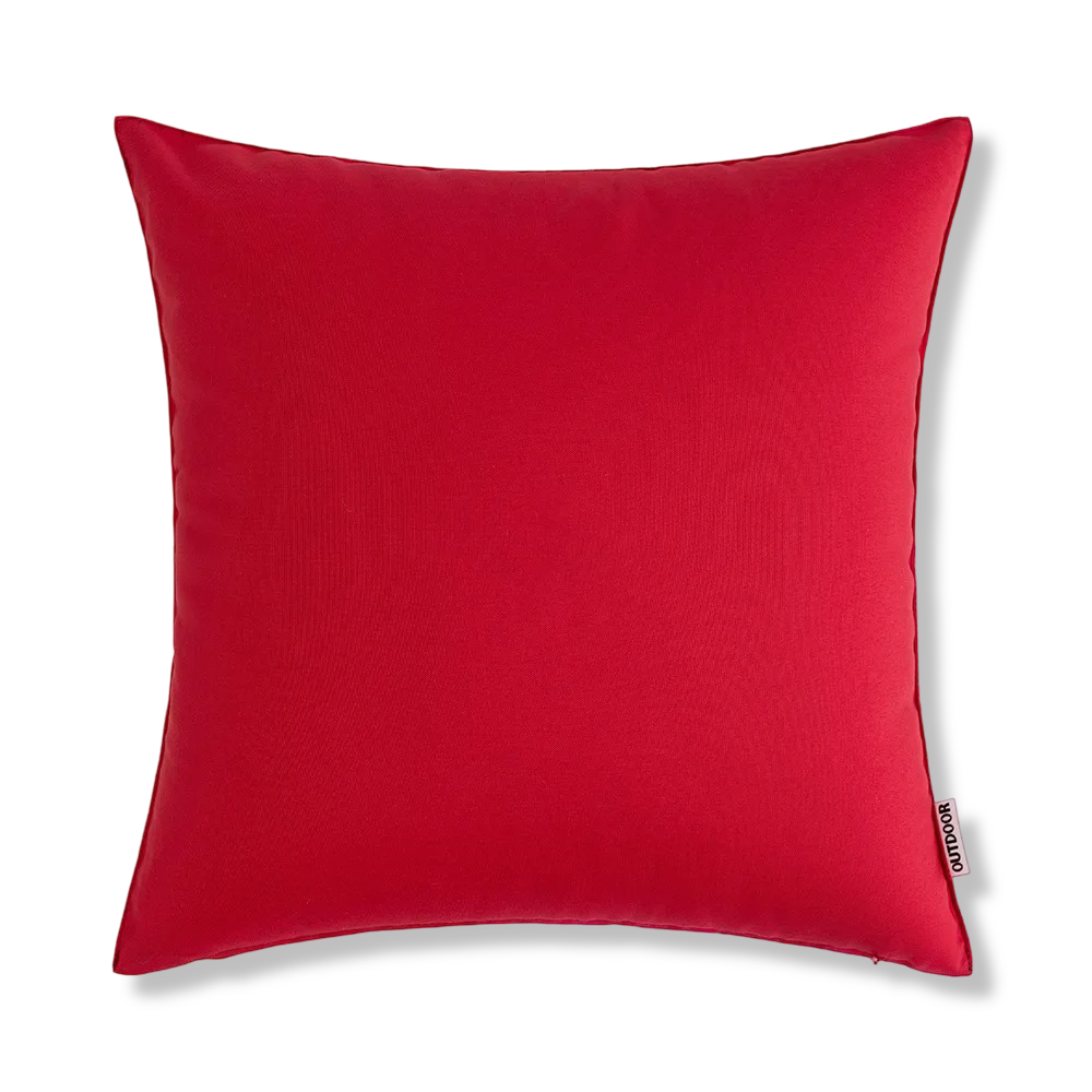 Utomhus Kuddöverdrag 45x45 cm Väderbeständigt – Rustikt linne-look kudde för trädgård & terrass – Vattenavvisande