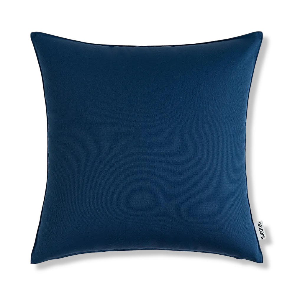 Utomhus Kuddöverdrag 45x45 cm Väderbeständigt – Rustikt linne-look kudde för trädgård & terrass – Vattenavvisande