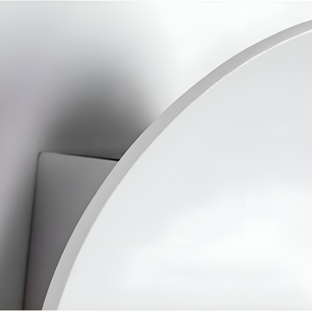 Oval Modern Vägglampa - Inbyggd Aluminium Vägglampa - Minimalistisk Vägglampdesign - Vägglampor LED Inomhus
