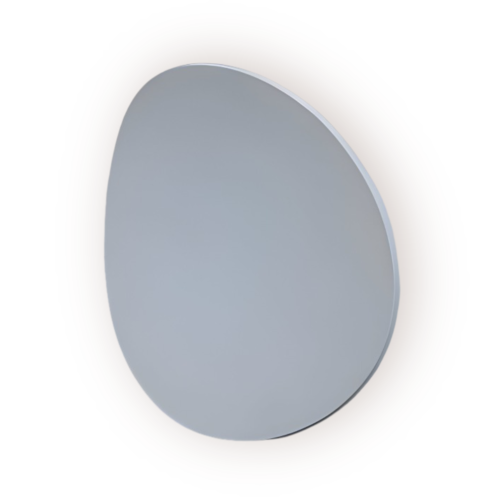 Oval Modern Vägglampa - Inbyggd Aluminium Vägglampa - Minimalistisk Vägglampdesign - Vägglampor LED Inomhus