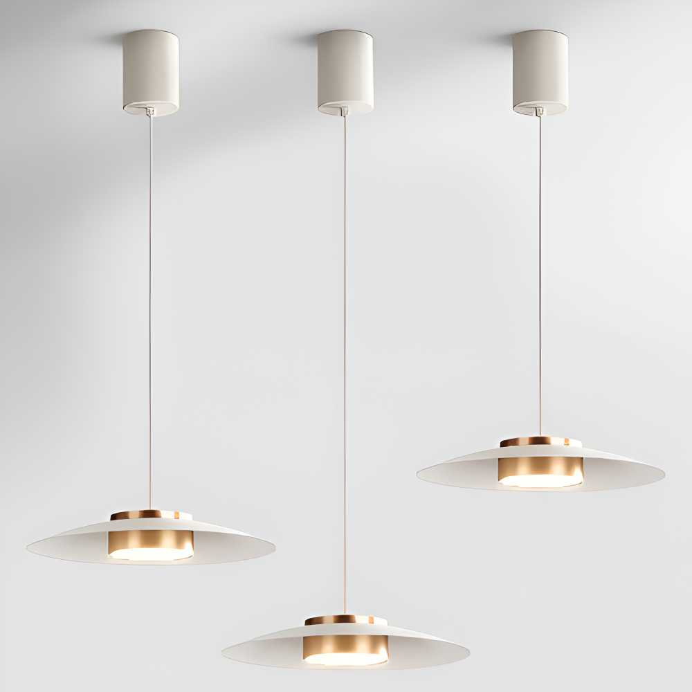 PlateLux Hänglampa - Nordisk Pendellampa - Svart Industriell Pendellampa