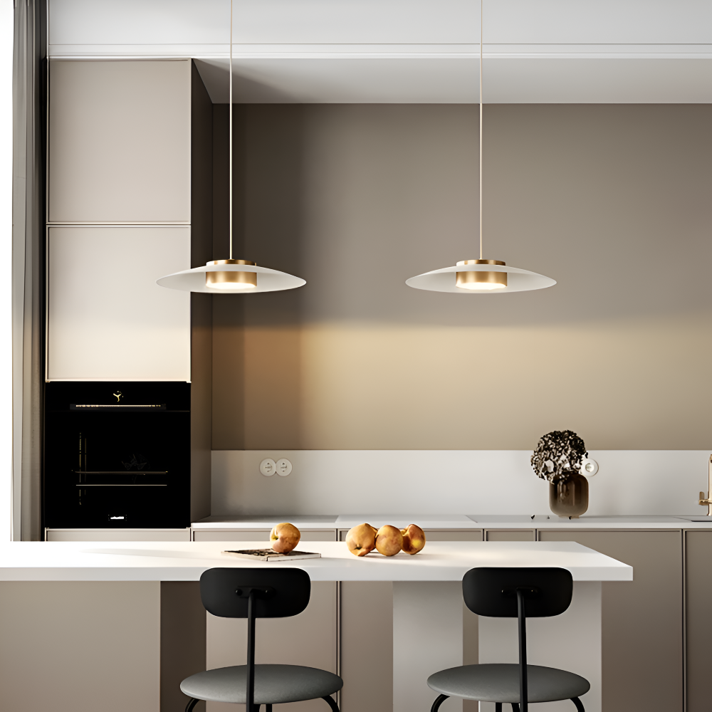 PlateLux Hänglampa - Nordisk Pendellampa - Svart Industriell Pendellampa