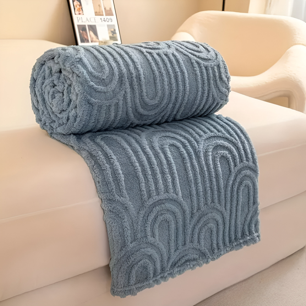 Plush Samt Arkitekturdesign Mysfilt för ultimat komfort