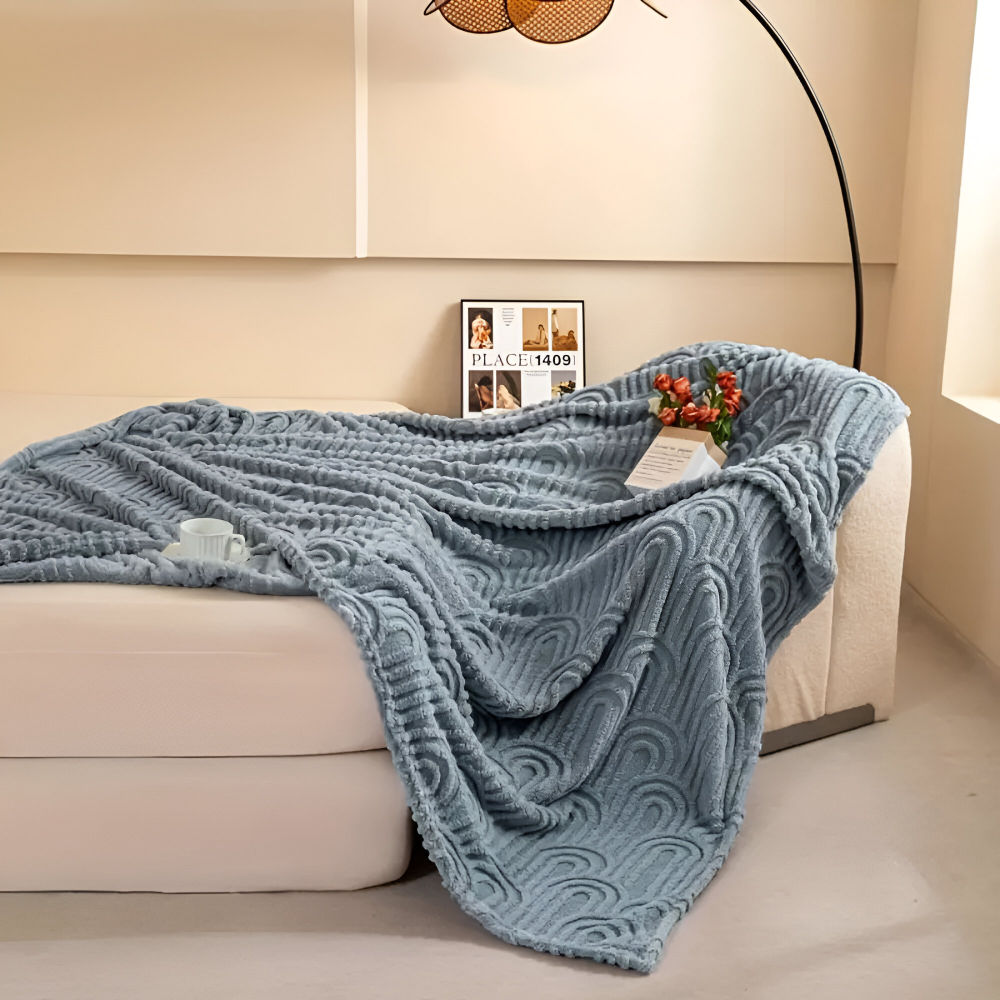 Plush Samt Arkitekturdesign Mysfilt för ultimat komfort