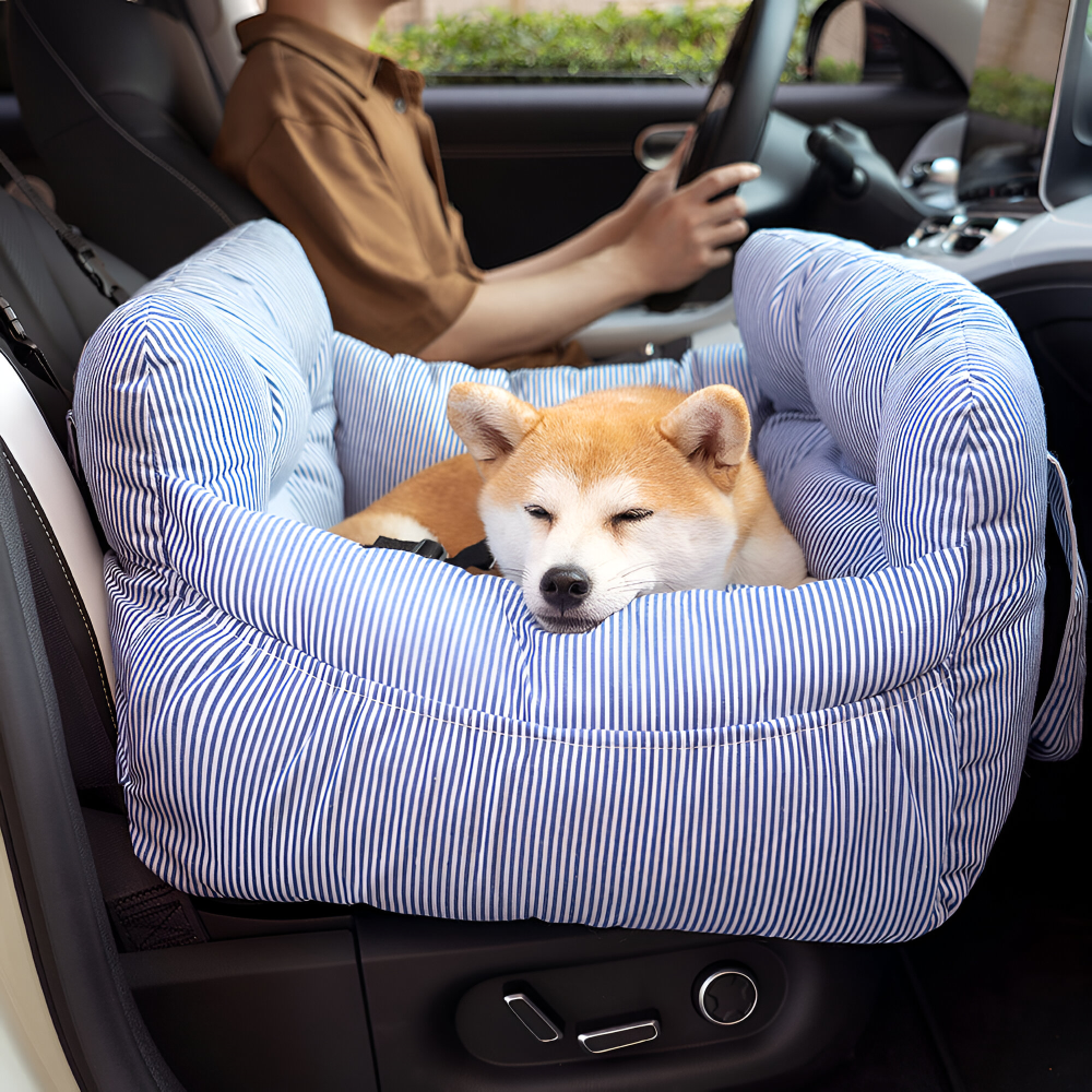 Bärbar Hundstol för Bilen - Bilstol för Hundar - Premium Husdjurs Resesäng