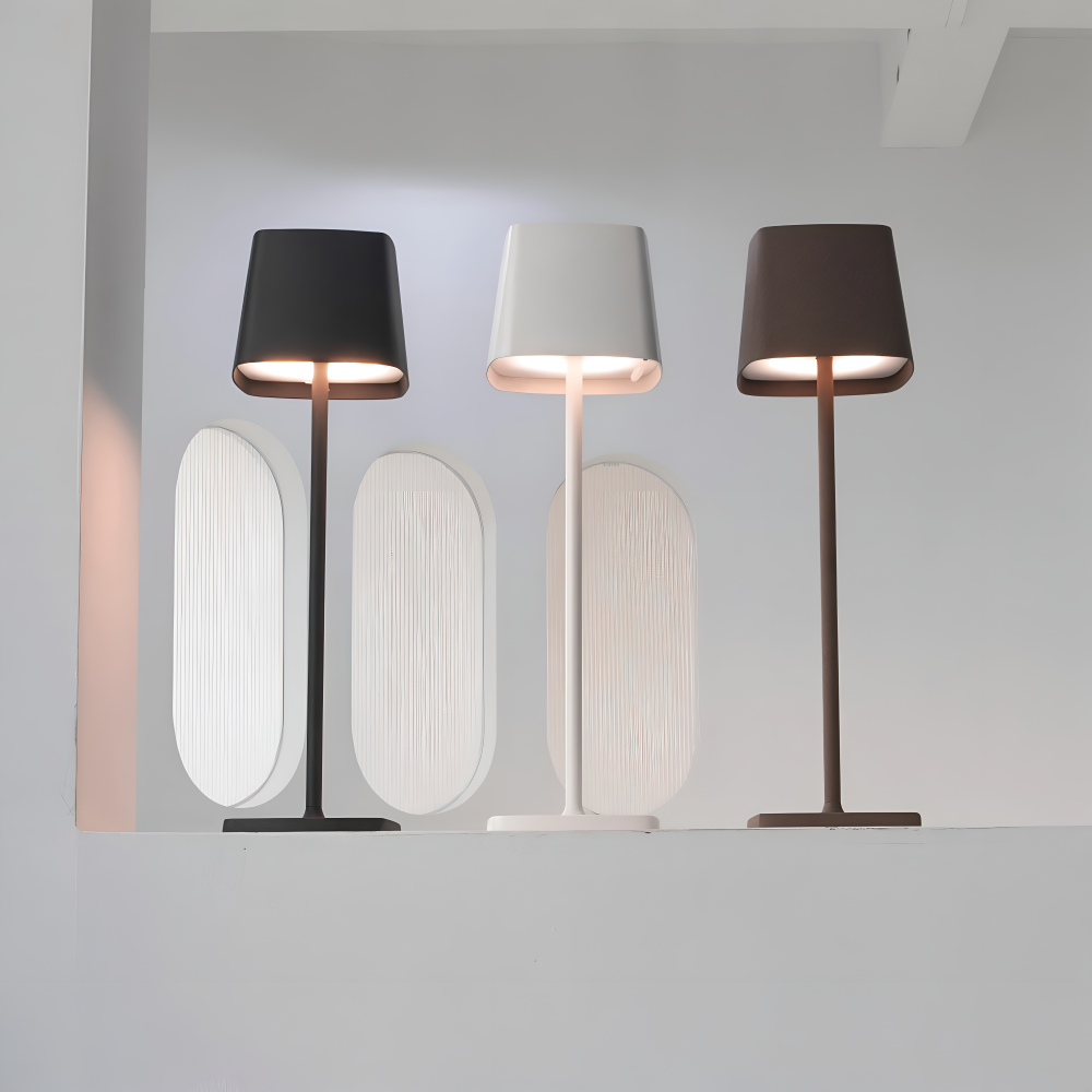Quadro Bordslampa - Fyrkantig Dimmbar Uppladdningsbar Lampa - Bärbar LED Touch Lampa