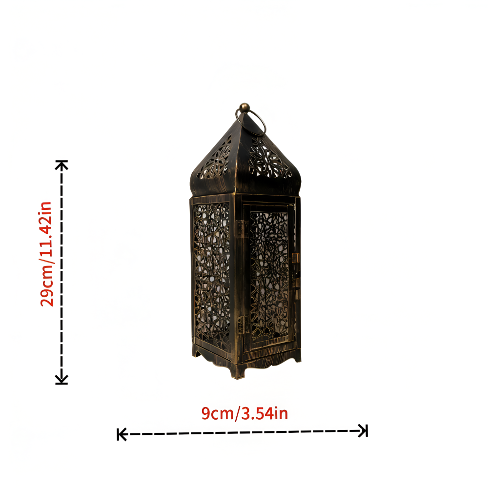 Särskilt Arabesque Ljuslykta - Dekorativ Metall Ljuslykta