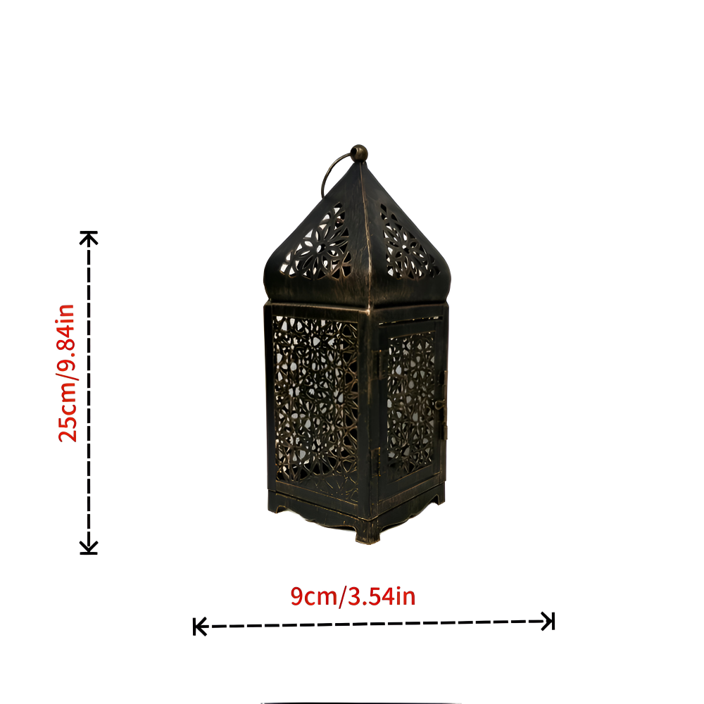Särskilt Arabesque Ljuslykta - Dekorativ Metall Ljuslykta