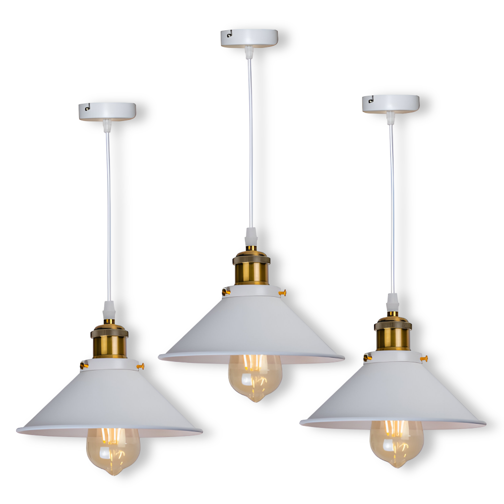 RetroDrop Hänglampa - Industriell Pendellampa - Retro LED Industriell Belysning