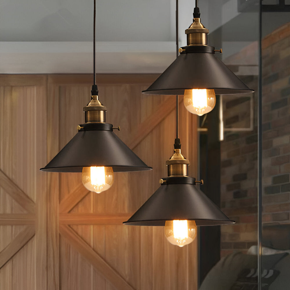 RetroDrop Hänglampa - Industriell Pendellampa - Retro LED Industriell Belysning