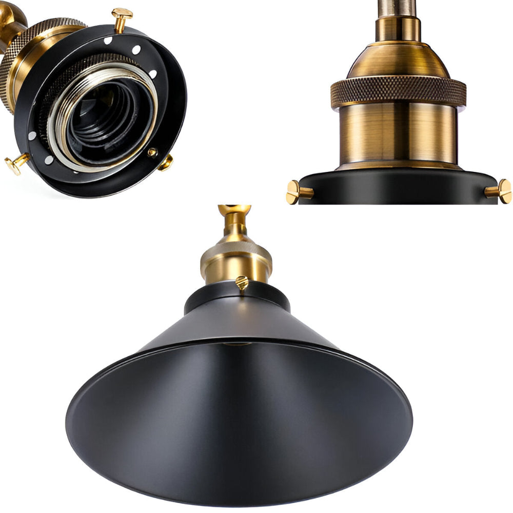 RetroDrop Hänglampa - Industriell Pendellampa - Retro LED Industriell Belysning