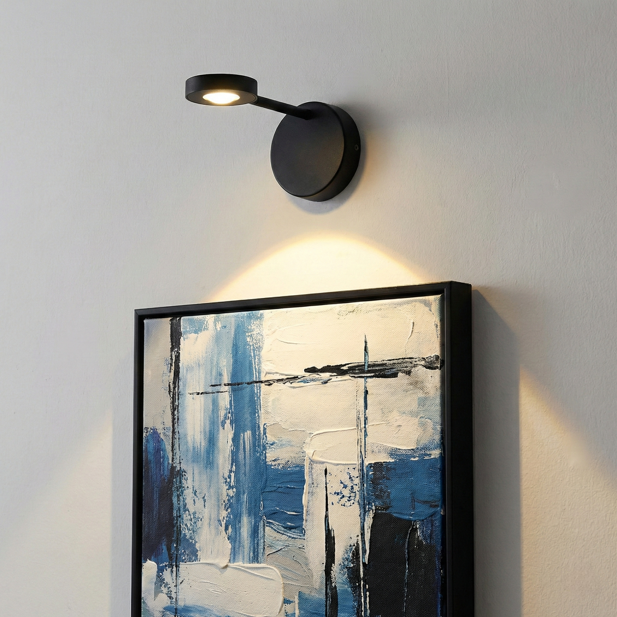 Rörelsestyrd Trådlös LED Spotlampa - Vägglampa för Inomhus- och Utomhusbruk