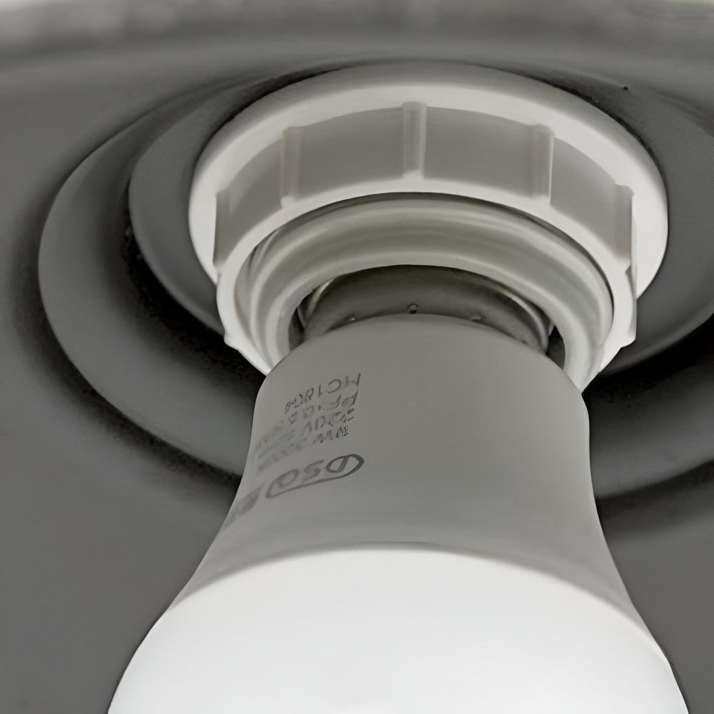 Rustik Järn Vägglampa - Utomhusvägglampa Skål-design för Industriell Belysning