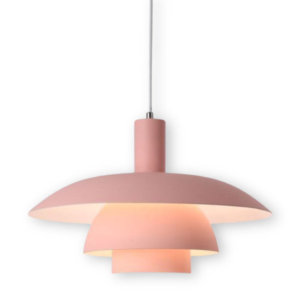 Skandinavisk Metall Hänglampa i Modern Design - Färgglad Pendellampa