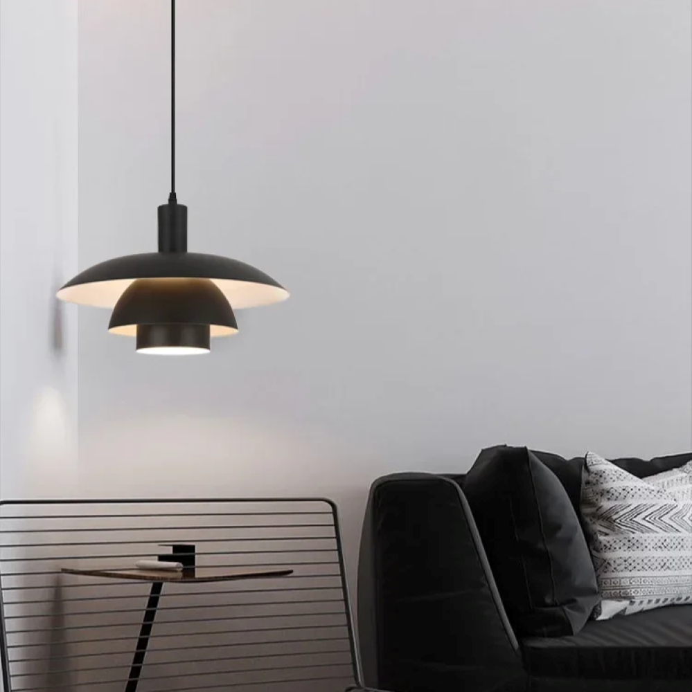 Skandinavisk Metall Hänglampa i Modern Design - Färgglad Pendellampa
